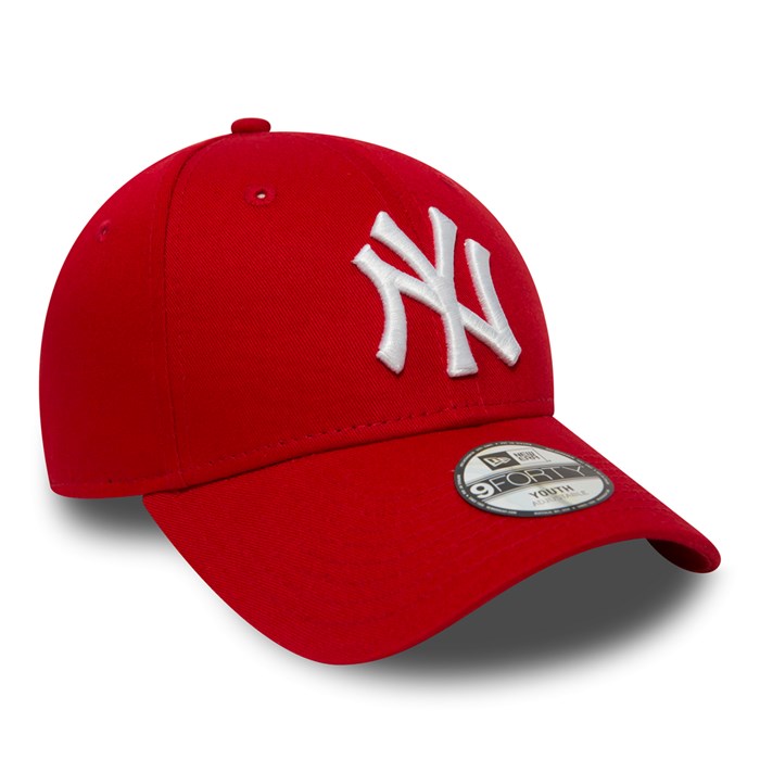 New York Yankees Essential Lapset 9FORTY Lippis Punainen - New Era Lippikset Myynti FI-415783